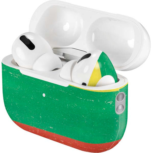 Lithuania Flag Distressed AirPods Pro 2nd Gen Skin